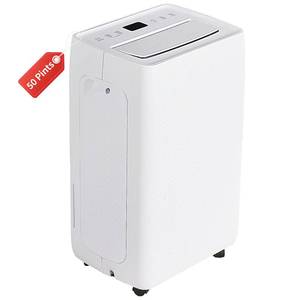 lot 2750 image: OLIXIS 3,500 Sq. Ft Dehumidifier, 50 Pints Dehumidifier for Basement with Drain Hose (Does Not Work)