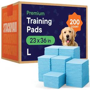 lot 2753 image: Puppy Pads Pet Pee Pads 23x36 200-Count