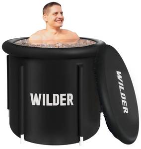 lot 2758 image: Wilder XL Ice Bath Cold Plunge 86 Gallon Portable Ice Bath Tub Retail $61