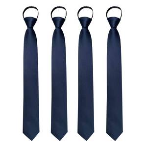 lot 7193 image: Mens Pre-tied Adjustable Blue Ties 3.15