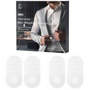 lot 9542 image: 4 Count Nipple Covers for Men