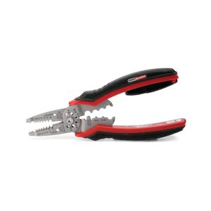 lot 9544 image: Gardner Bender GST-70M Circuit Alert, Multi-Tool Hand Tool, StripsCrimps, & Cuts, 8-20 AWG, Patented Volt Sensing Handle