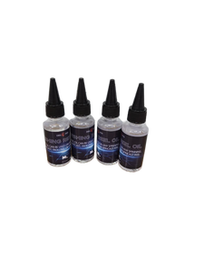 lot 9558 image: Fishing Reel Oil Lubricant Set - 4 Bottles