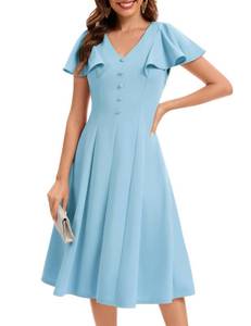 lot 9563 image: Vintage Style Dress Size M