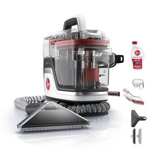 lot 15070 image: Hoover CleanSlate Plus Portable Carpet  Upholstery Spot Cleaner Machine, Powerful Suction with Versatile Tools, Pet Stain Remover, Car and Auto Detailer, Pair with Hoover Carpet Cleaner Solution - Retail $88