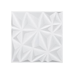 lot 15085 image: VEVOR 3D Wall Panels, 33-Pack 11.81 x 11.81 in PVC Modern Art Minimalist Diamond Tiles, 32 Sq.Ft Coverage Accent Wall Panel, Interior Home Decor for Ceiling, Bedroom, Living & Gaming Room, Matte White