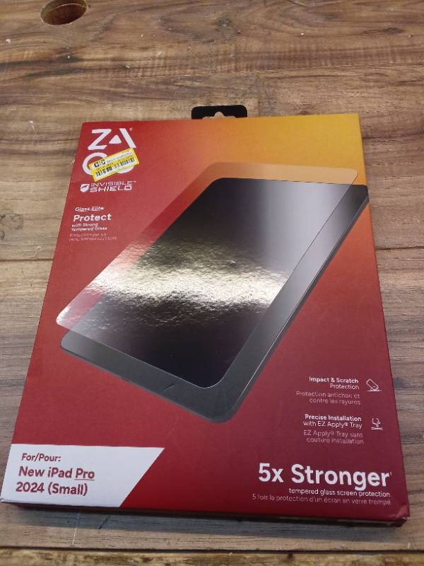 lot 30515 image: Zagg - InvisibleShield iPad Pro 11 Glass Elite Screen Proctetor - Retail $50
