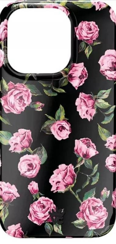 lot 16419 image: VELVET CAVIAR iPhone 16 MagSafe Case - Pink Rose Floral Bump-Resistant Plastic