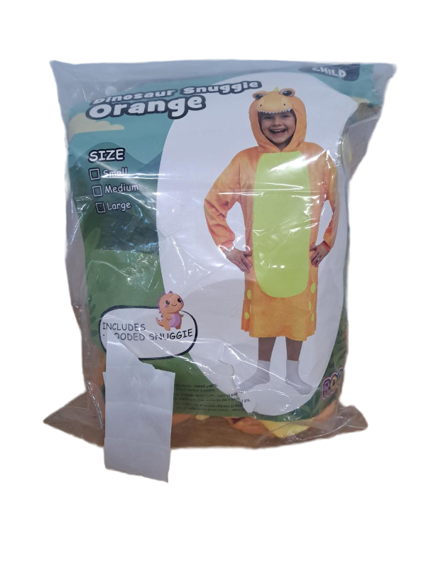 lot 31371 image: ROC PARTY T-Rex Dinosaur Costume Hoodie Dress for Girls 4 to10 Years