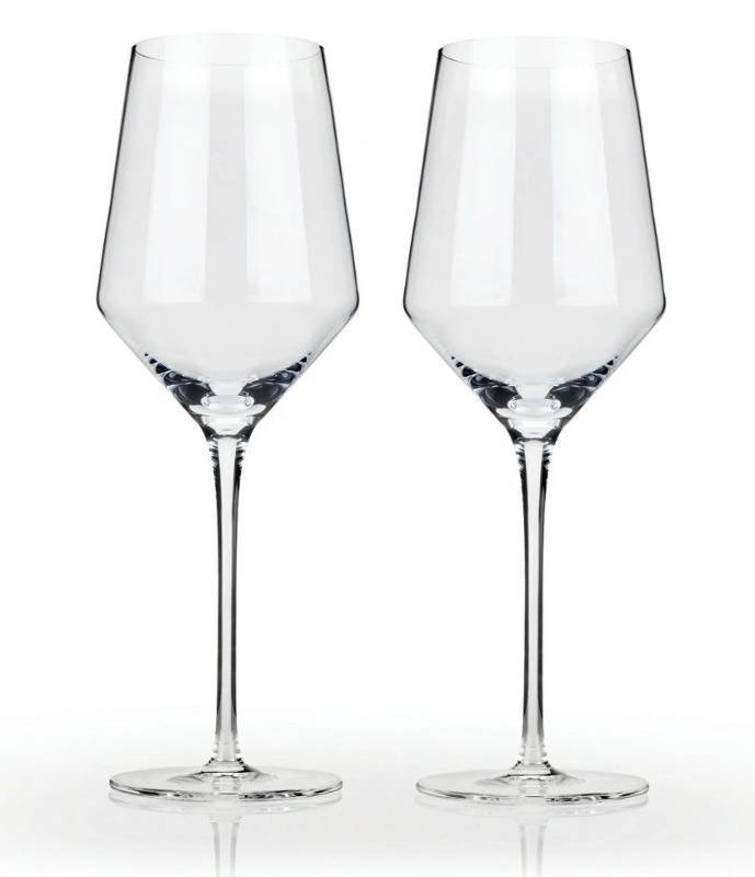 lot 646 image: Hand Blown Wine (Glass Set of 2 13oz, 2 count)