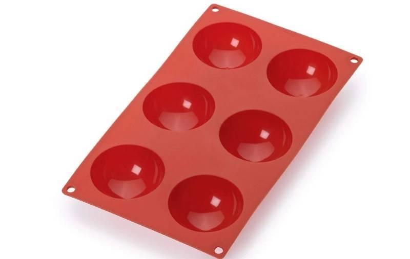 lot 666 image: Lekue Red Multilcavities Semisp SEMISPHERE 6 cav, 6 cavidades