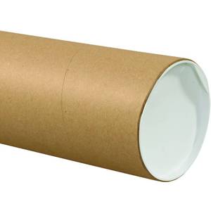 lot 1497 image: Box USA BP6036KHD Jumbo Mailing Tubes, 6 x 36, Kraft (Pack of 10) - Retail $136
