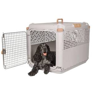 lot 1503 image: SportPet Designs Collapsible Medium Pet Travel Carrier (Tan) 30.6L x 22W x 23.25H - Retail $130