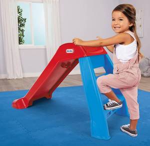 lot 2766 image: Little Tikes First Slide for Kids, Easy Set Up for Indoor Outdoor Ages 18 Months - 6 years