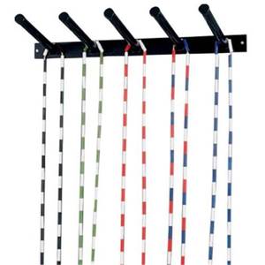 lot 2767 image: SSGBSN Wall Mounted Jump Rope Rack, Black - Retail $56