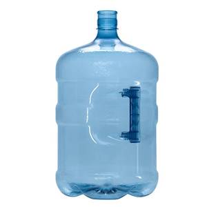 lot 2769 image: Brio B.P.A. Free 5 Gallon Plastic Crown Cap Reusable Water Bottle Container