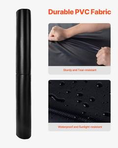 lot 2771 image: VEVOR Basketball Pole Pad, 71 inch Tall and 1.2 inch Thick Heavy Duty Wrap Around Pole Padding, Fits 2-6.3 Round & 4.5x4.5 inch Square Pole, All-Weather Waterproof Protective Pad for Basement Garage