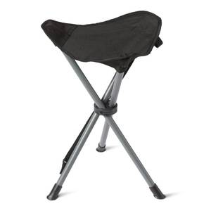 lot 2776 image: Amazon Basics Portable Camping Stool, Collapsible, Lightweight, for Hiking, Hunting, Fishing, Black