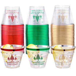 lot 4411 image: 60PCS Merry Christmas Party Cups 9oz