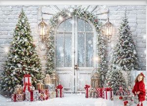 lot 7210 image: Christmas Tree Backdrop for Photography Photo Studio Props (7x5ft) - Retail $49
