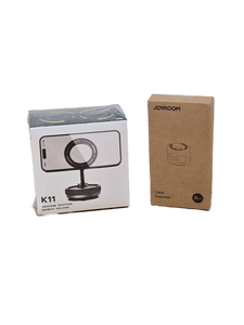 lot 9583 image: Joyroom K11 Vacuum Suction Phone Mount and Cable Organizer