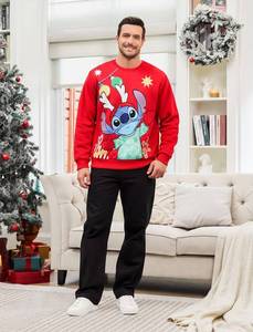 lot 9604 image: Disneys Stitch Sweatshirt Mens XXL
