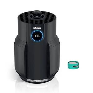 Shark Never Change Air Purifier 5-Year Filter Life 650 sq ft HP152: HEPA, Electric, 5 Settings, 26W, 600-1500 sq ft - Retail: $250