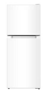 lot 1482 image: 4.5 cu. ft. Mini Refrigerator with Glass Shelves, Top Freezer, and Energy Efficiency - Retail $269