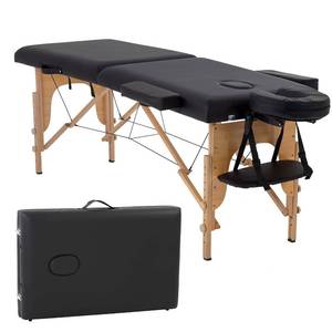 BestMassage Massage Bed Portable Massage Table 2 Folding Lash Bed Height Adjustable 24 Inch Wide-  Retail: $100