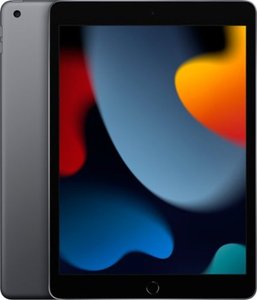 Apple - 10.2-Inch iPad (9th Generation) with Wi-Fi - 64GB - Space Gray Bundle with Keyboard and Pen - Retail: $299