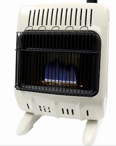 30,000 BTU Vent Free Blue Flame Natural Gas or Propane Dual Fuel Space Heater - Retail: $201