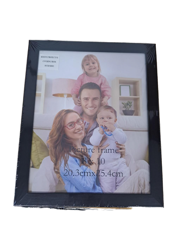 lot 31993 image: Modern 8x10 Black Picture Frames- 12 Pack
