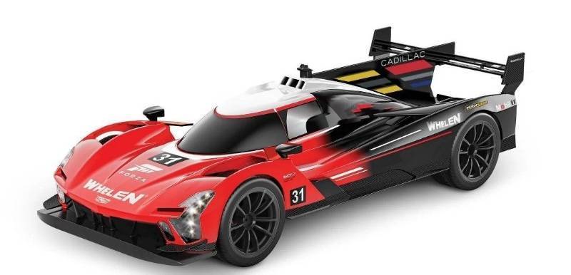 lot 23305 image: Motor Dayz RC 4x4 Forza Cadillac V Series.R - 18 Scale Red (Missing Remote)
