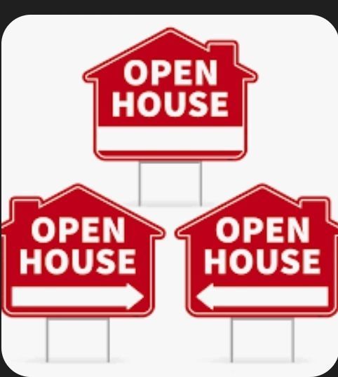 lot 16532 image: PACK OF 6-Open House signs  - Retail $50