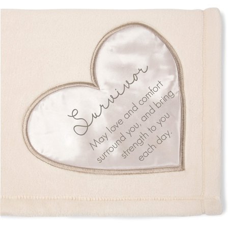 lot 31709 image: Pavilion Gift Company Survivor-50x60 Royal Blush Throw Blanket Cream