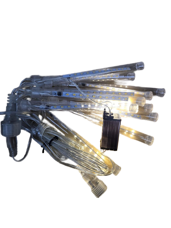 lot 9208 image: LED Meteor Shower Light Tubes Number of leds 200 Tubes 10 Tubes, Tube Length 10CM