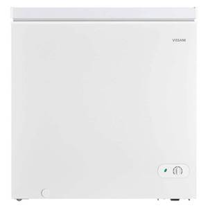 Vissani 7.0 cu. ft. Manual Defrost Chest Freezer with LED Light in White, Garage Ready (Cosmetic Damage) - Retail: $249