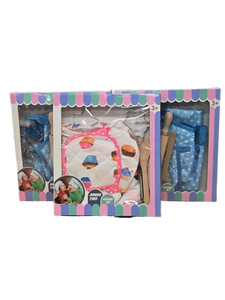 lot 10173 image: 3 Count Junior Chef Kitchen Play Set with Apron and Utensils