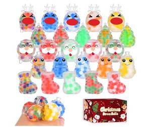 lot 10176 image: 25 Pack Christmas Mini Squeeze Balls