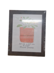 lot 10183 image: 8x10 Brown Wood Picture Frame, 7 Count