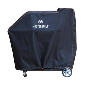 lot 15193 image: Masterbuilt Gravity Series 560 Digital Charcoal Grill  Smoker Cover in Black - Retail $92