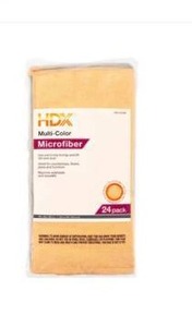 lot 15205 image: HDX Multi-Purpose Microfiber Towels 24-Pack