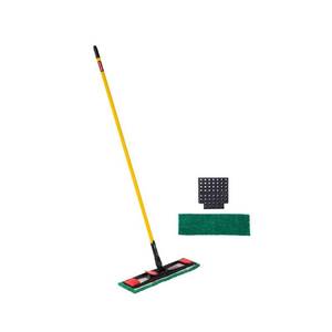 lot 15207 image: Microfiber Adaptable Flat Mop Kit