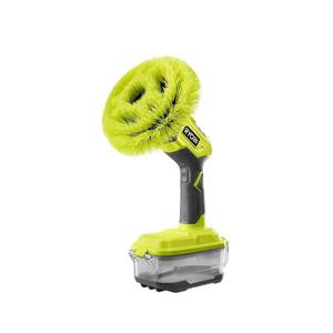 lot 15215 image: Ryobi 18-Volt ONE Cordless Power Scrubber (Tool Only) - Retail $120