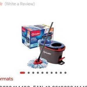 lot 15219 image: O-Cedar RinseClean Deep Clean Spin Mop Bucket System (See Details) - Retail $59