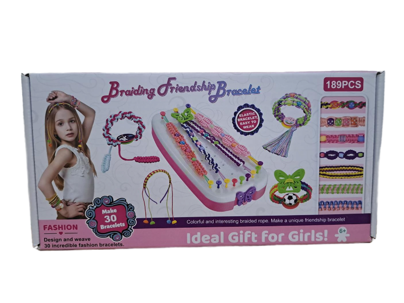 lot 31768 image: Braiding Friendship Braclet 189 PCS Ideal Gift for Girls Make 30 Bracelets