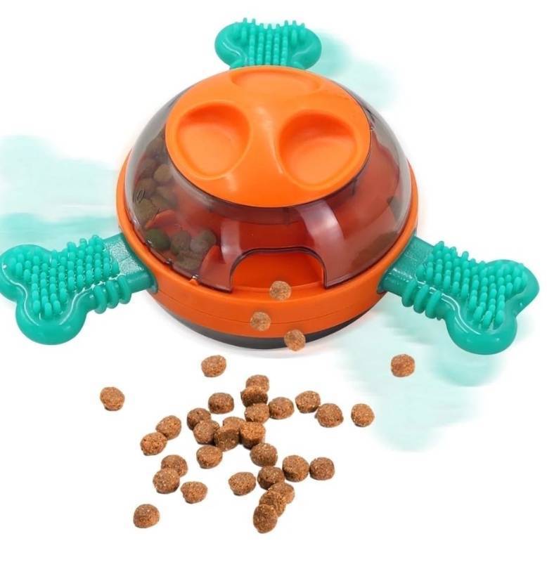 lot 9051 image: Interactive Dog Puzzle Feeder - Treat Dispenser for Mental Stimulation