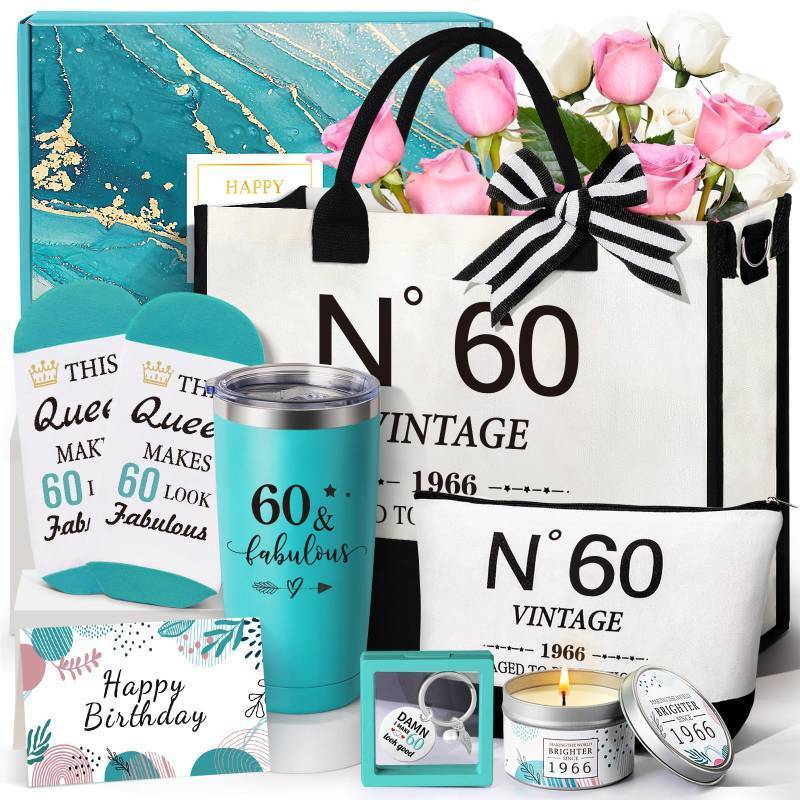 lot 717 image: 1965 Canvas Tote Bag 60th Birthday Gifts