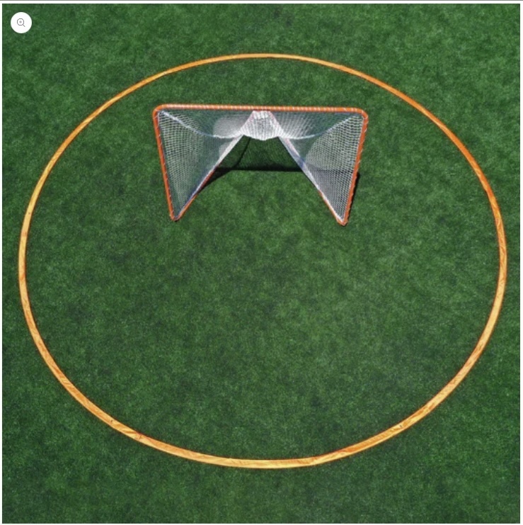 lot 21304 image: Champion Sports Rhino Mens Lacrosse Crease Orange