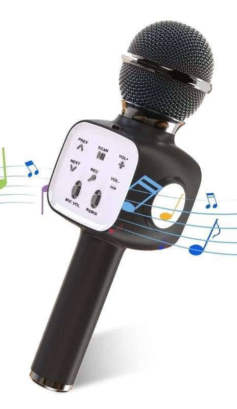 lot 881 image: 2 Count of Wireless Bluetooth Karaoke Microphone with LED Controls